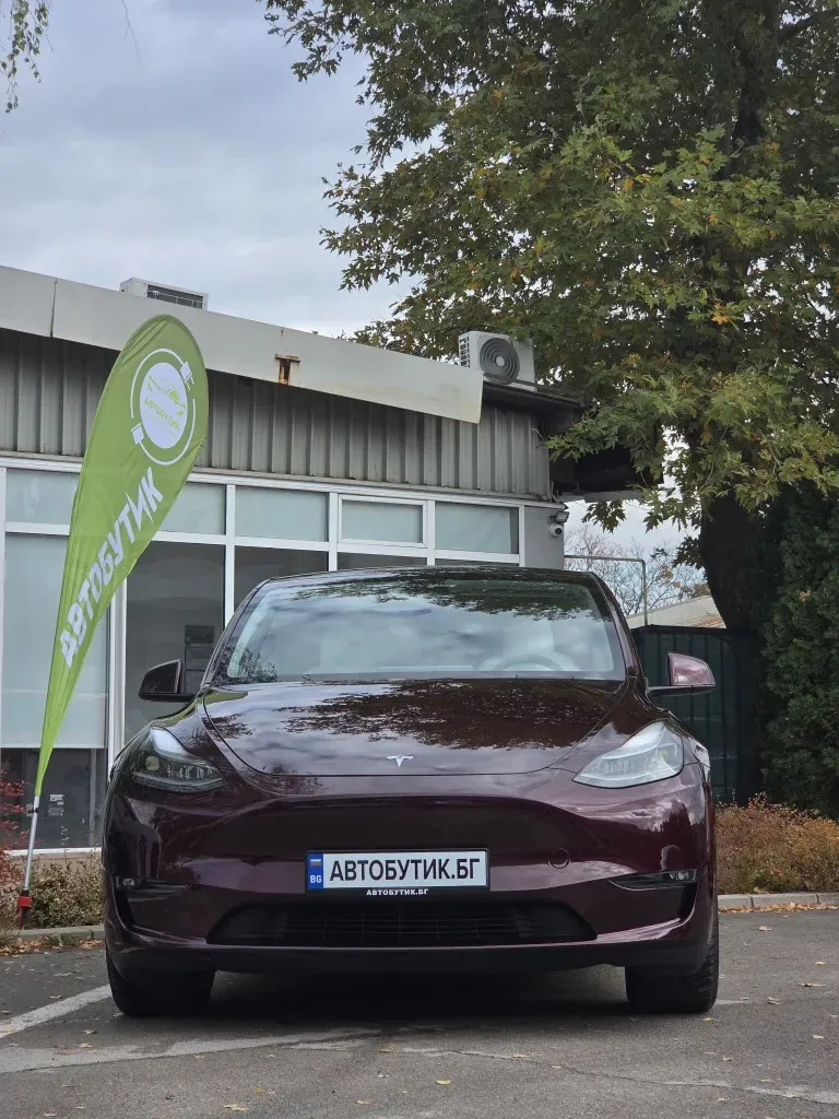 TESLA MODEL Y Long Range AWD/ГАРАНЦИЯ/CHERRY/БЯЛ САЛОН